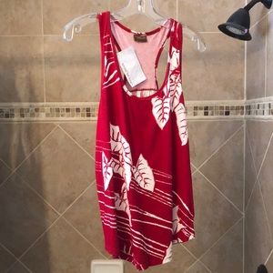 Wahine Toa racer back tank top New!